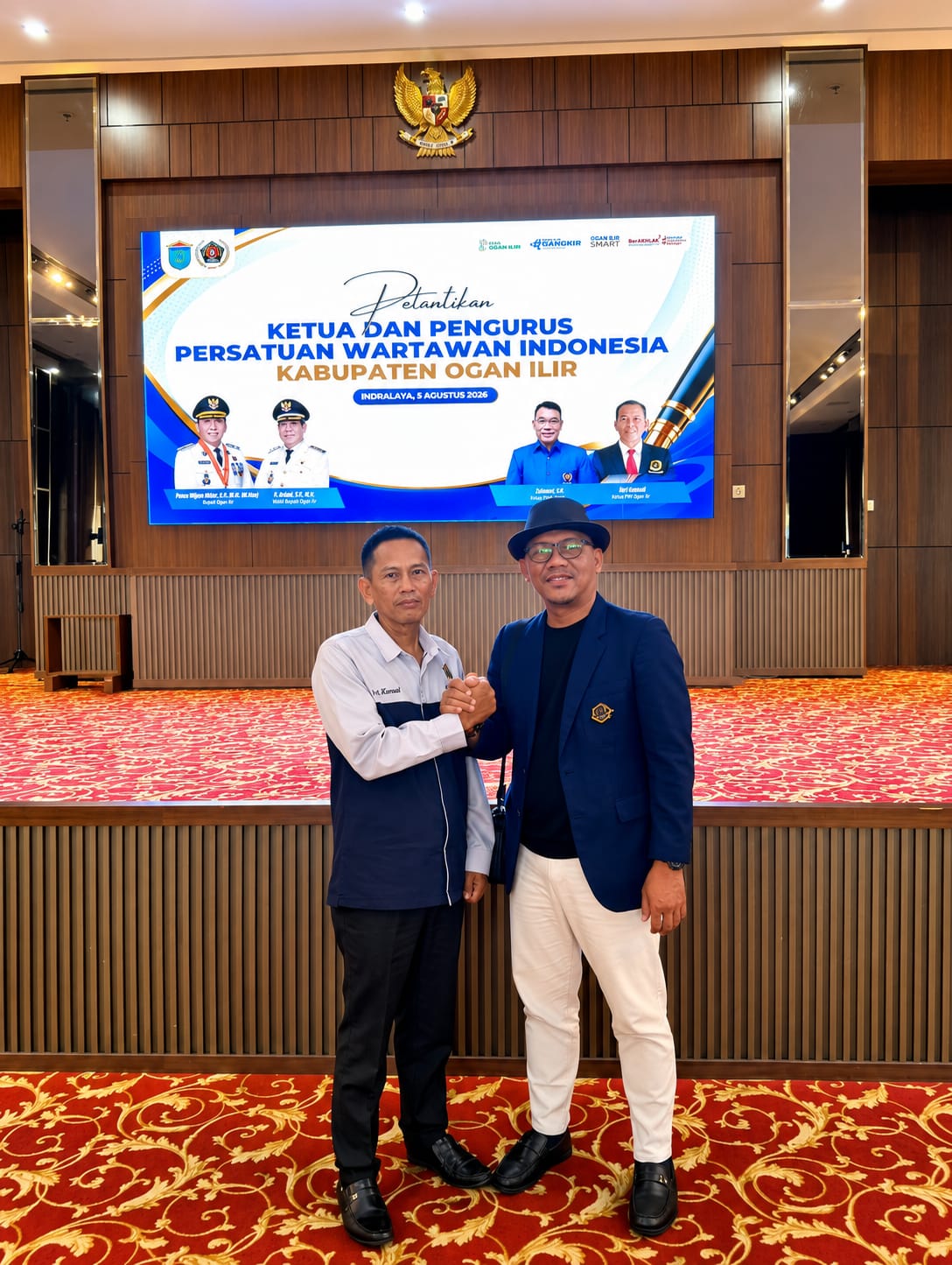 Ketua PJS Ogan Ilir Ucapkan Selamat atas Pelantikan Ketua PWI Ogan Ilir Periode 2026–2029